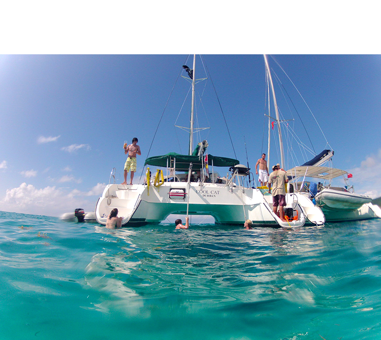 catamaran charter in antigua